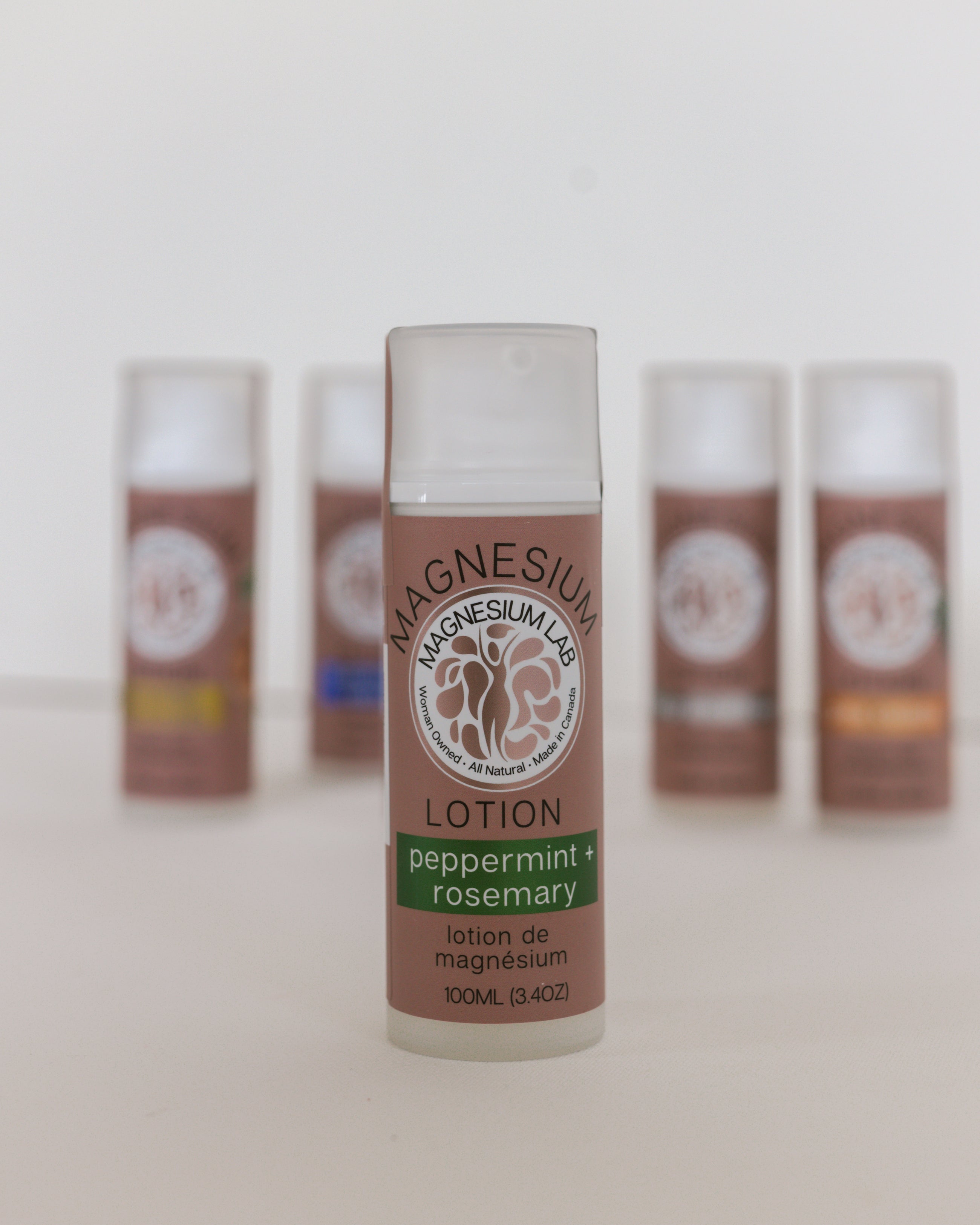 Peppermint + Rosemary Magnesium Lotion