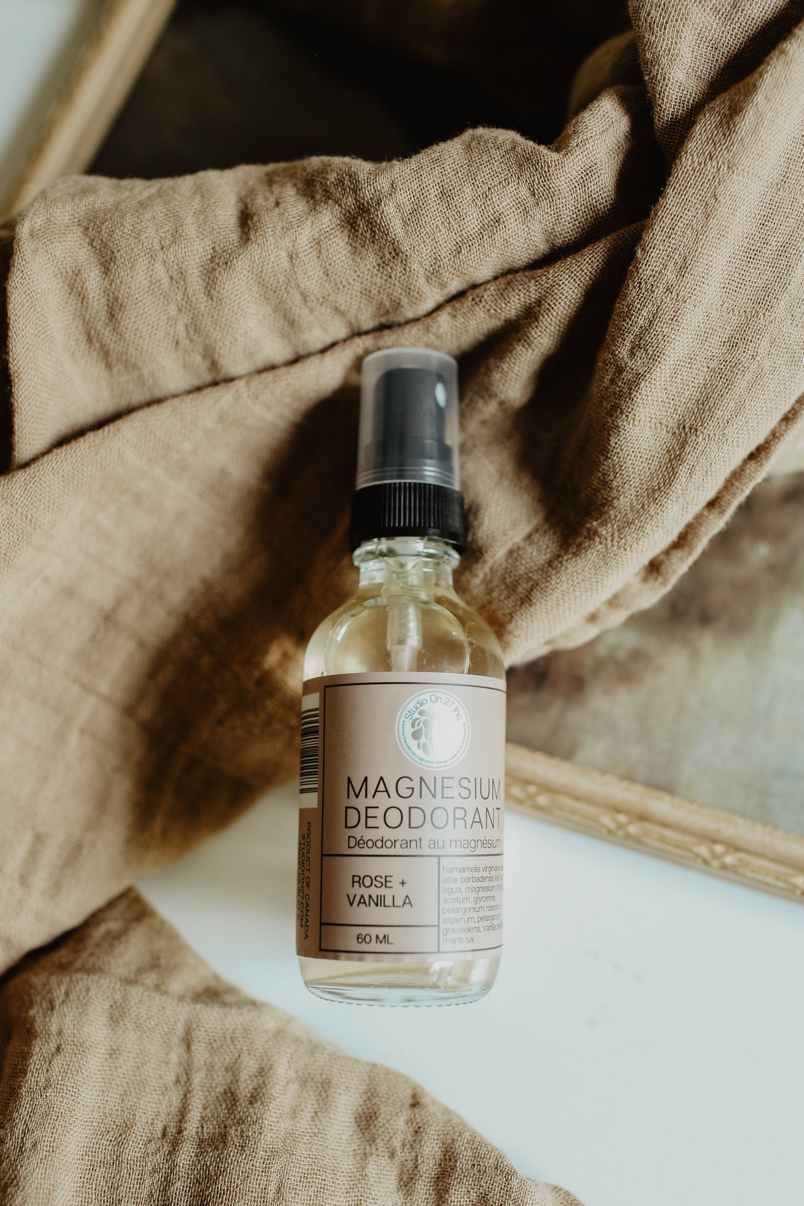 Rose + Vanilla Deodorant Spray