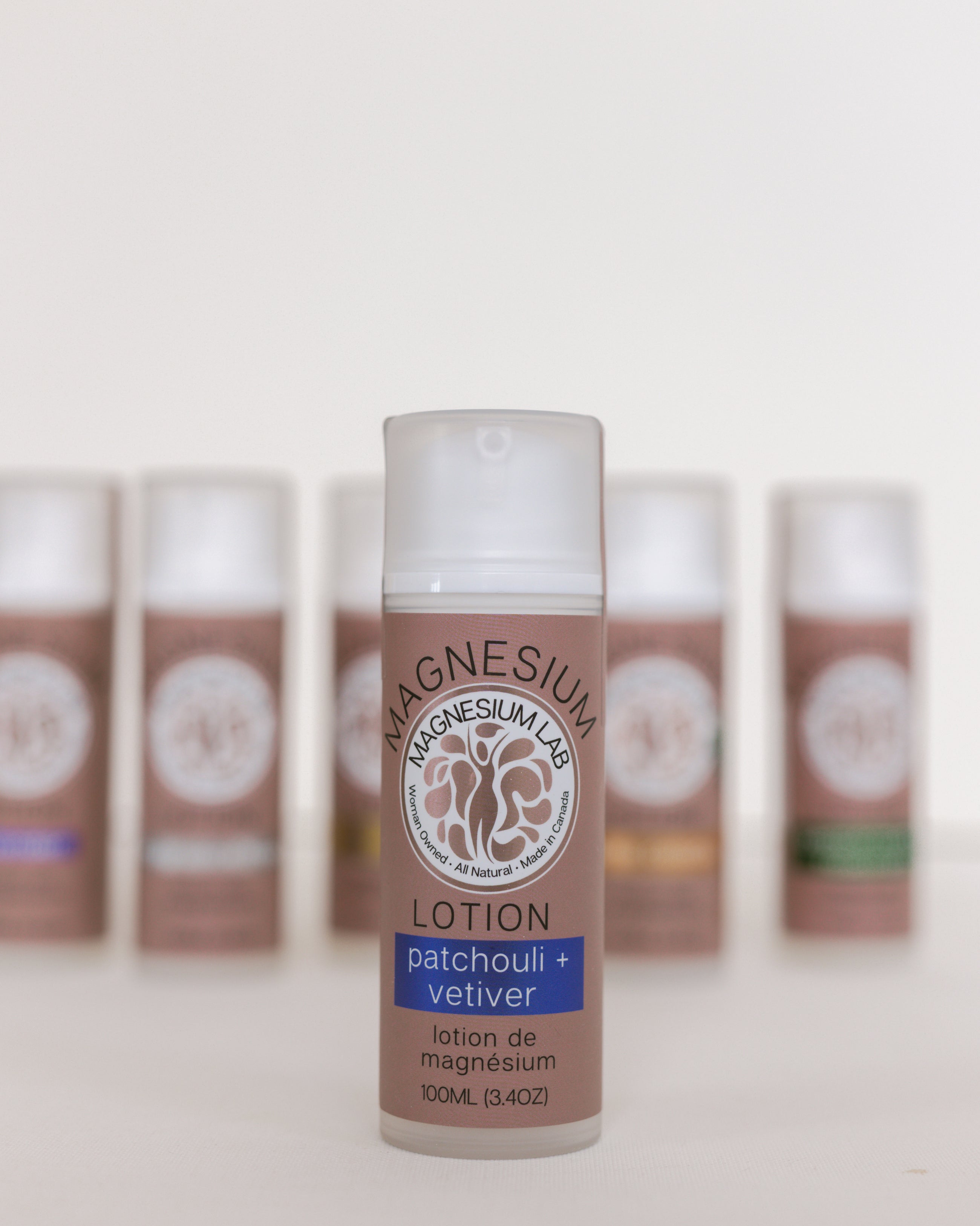 Patchouli + Vetiver Magnesium Lotion